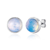 Coco Mondstein Stecker Edelstahl silberfarbig