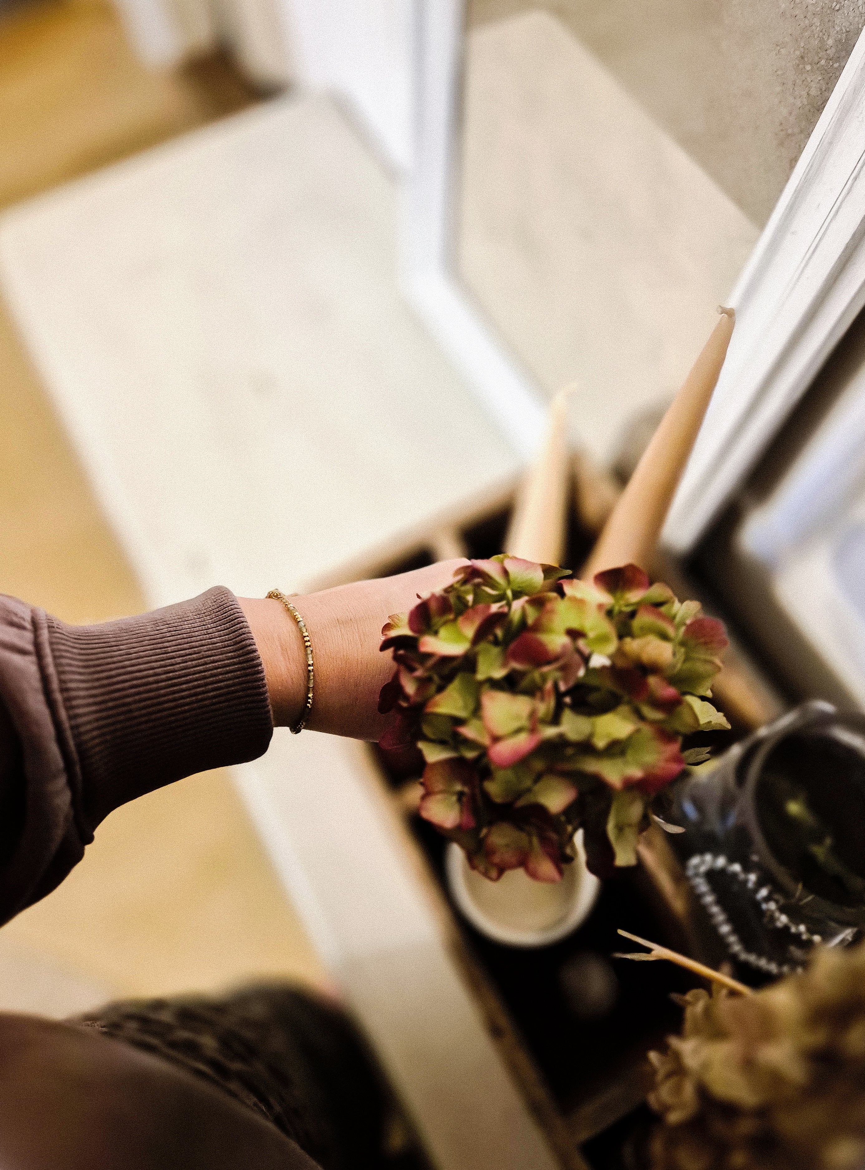 Triskart Labradorit Armband vergoldet