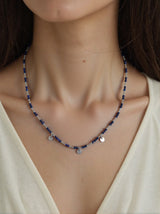Noin Lapislazuli Halskette silberfarbig
