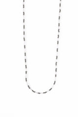 Triskart Mondstein Halskette silberfarbig