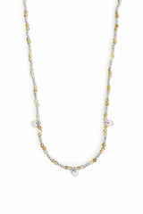 Noin Labradorit Halskette silberfarbig