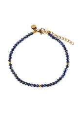 Hieno Lapislazuli Armband vergoldet