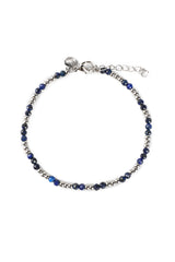Triskart Lapislazuli Armband silberfarbig