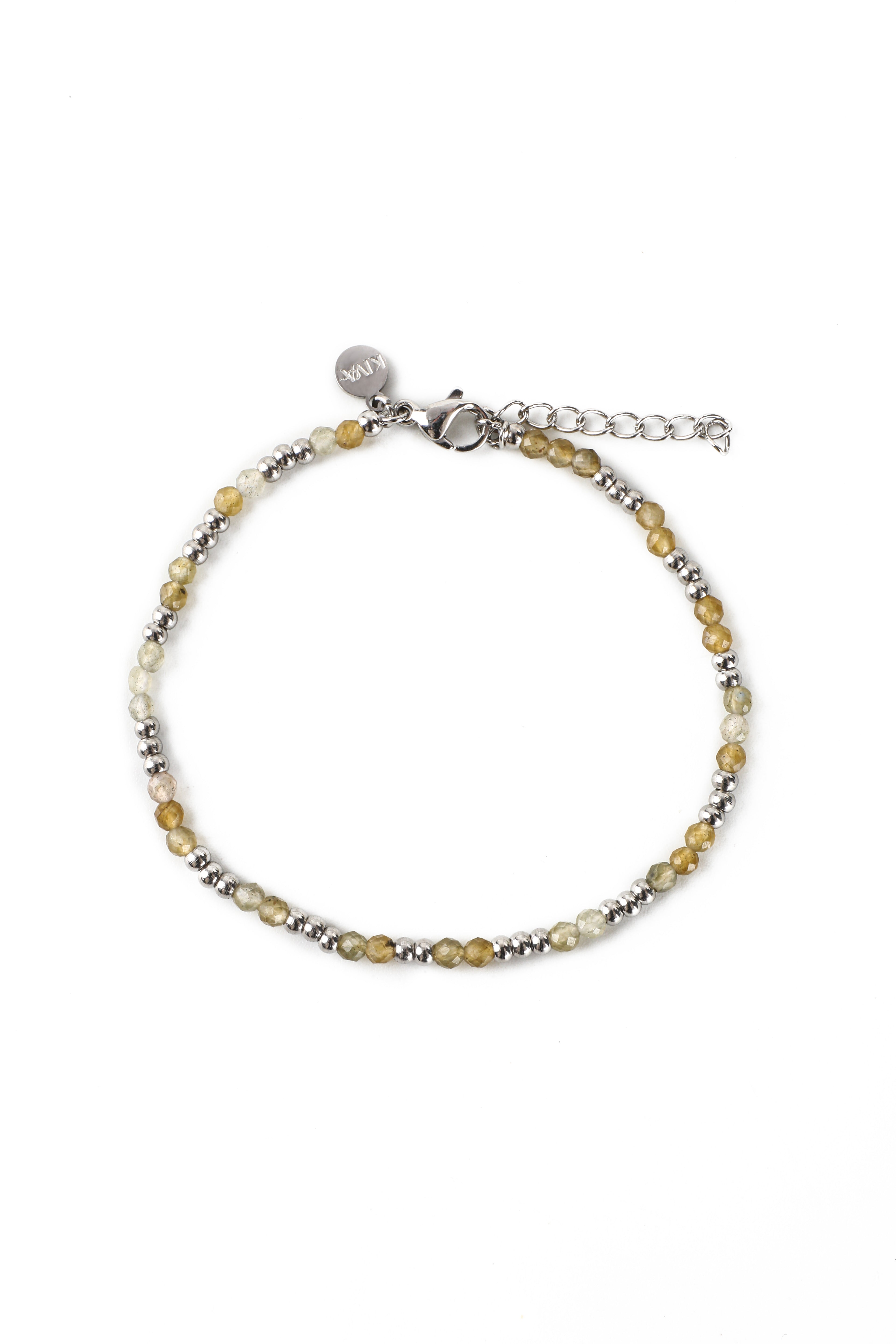 Triskart Labradorit Armband silberfarbig