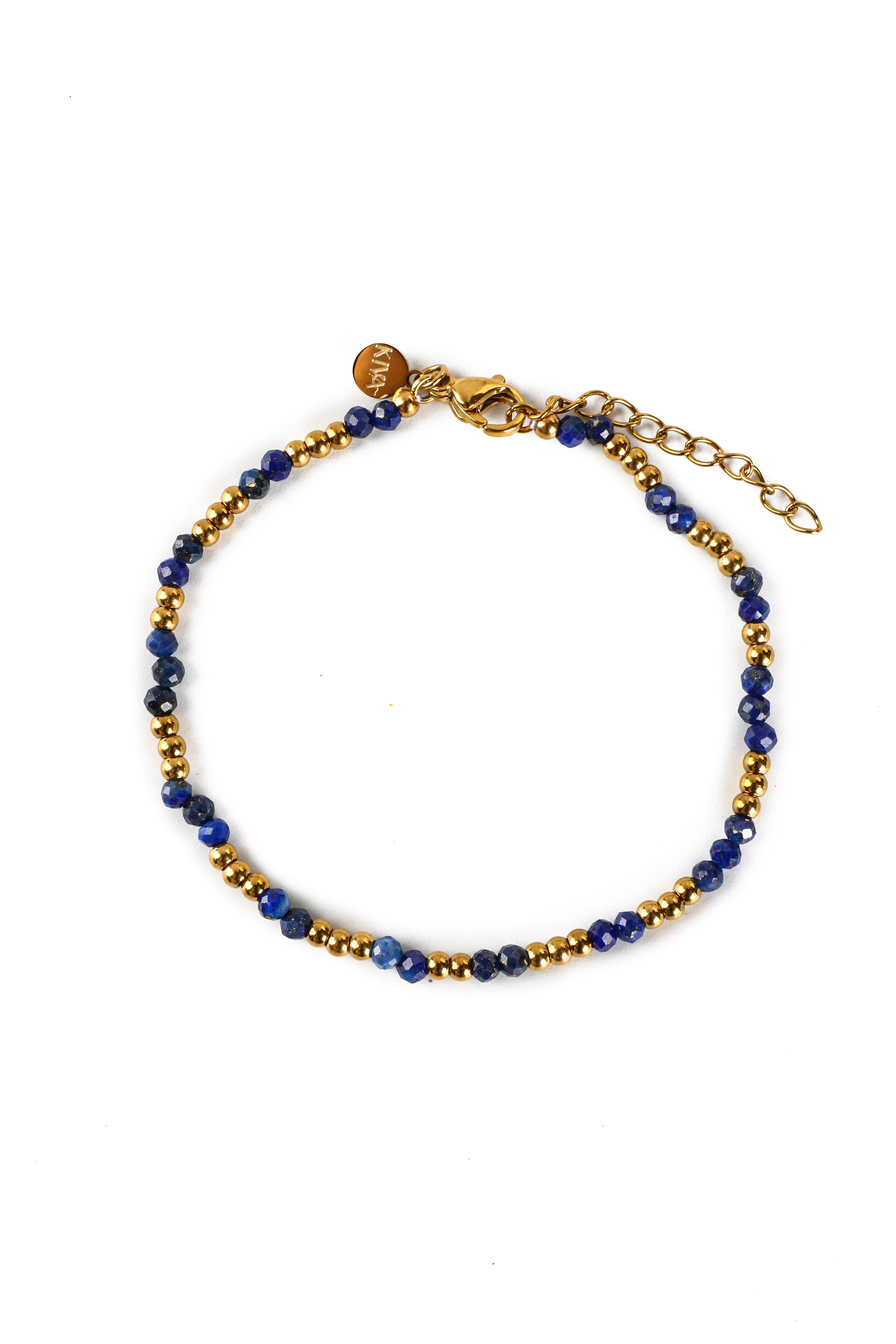 Triskart Lapislazuli Armband vergoldet