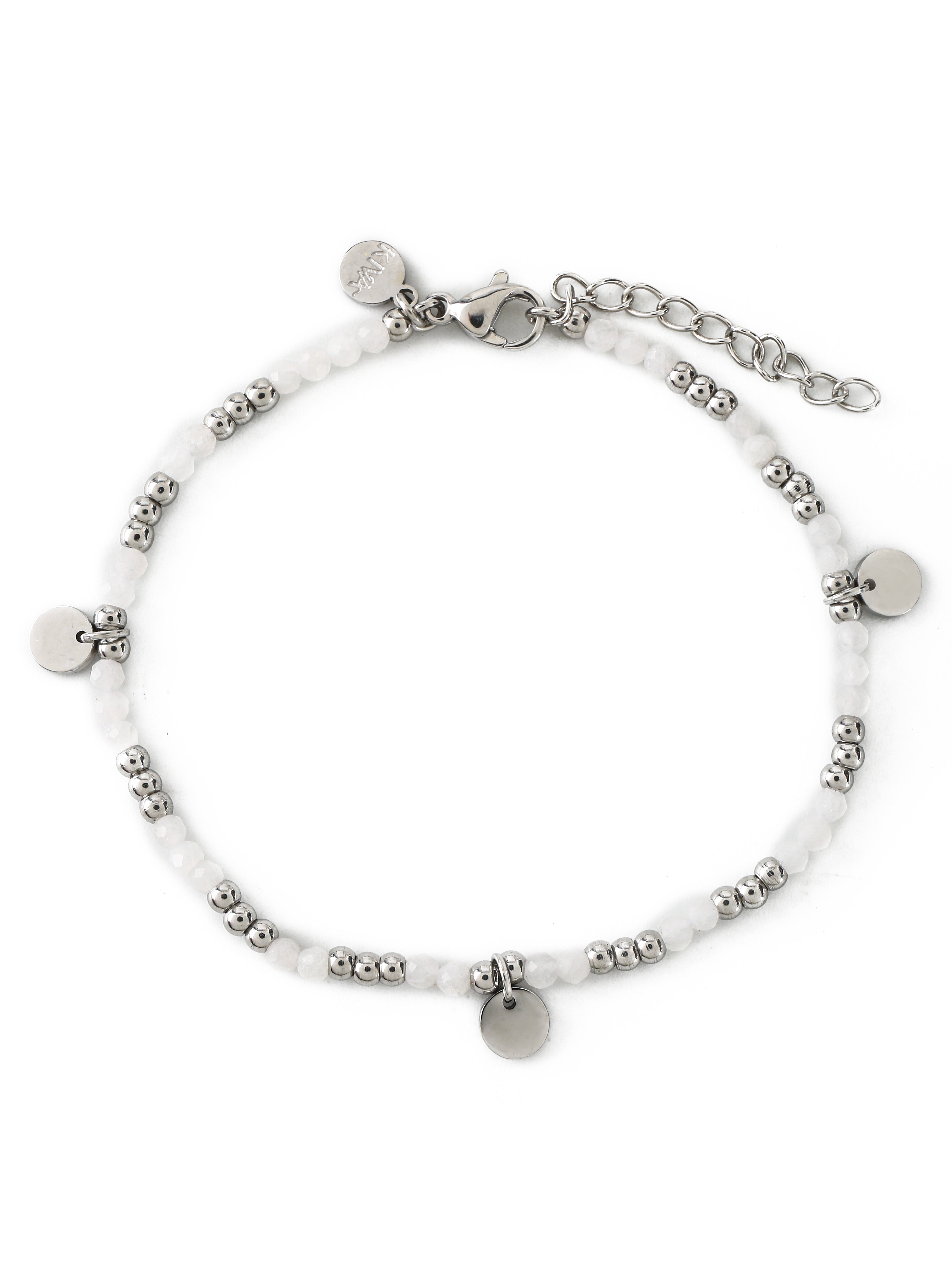 Noin Mondstein Armband silberfarbig