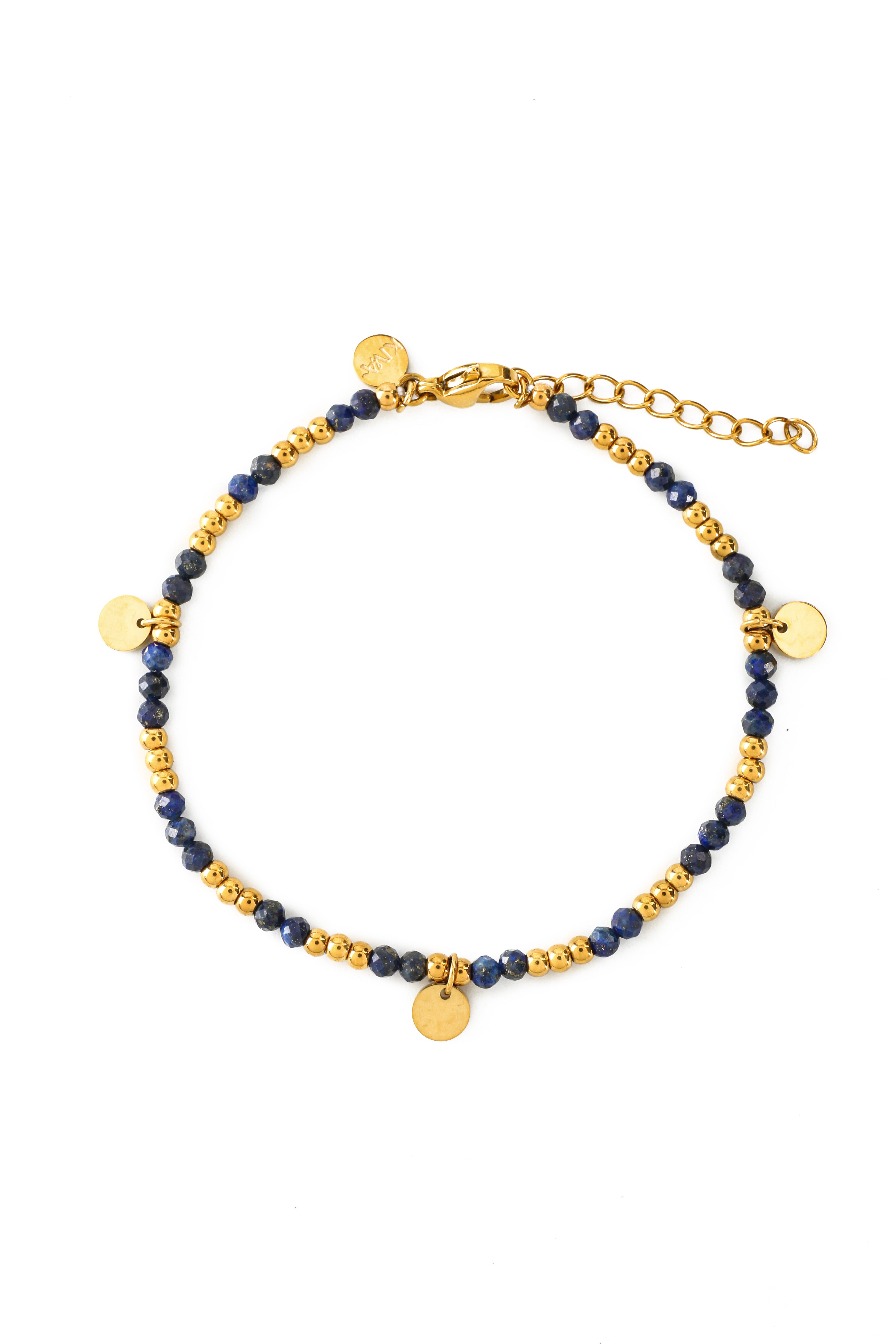 Noin Lapislazuli Armband vergoldet