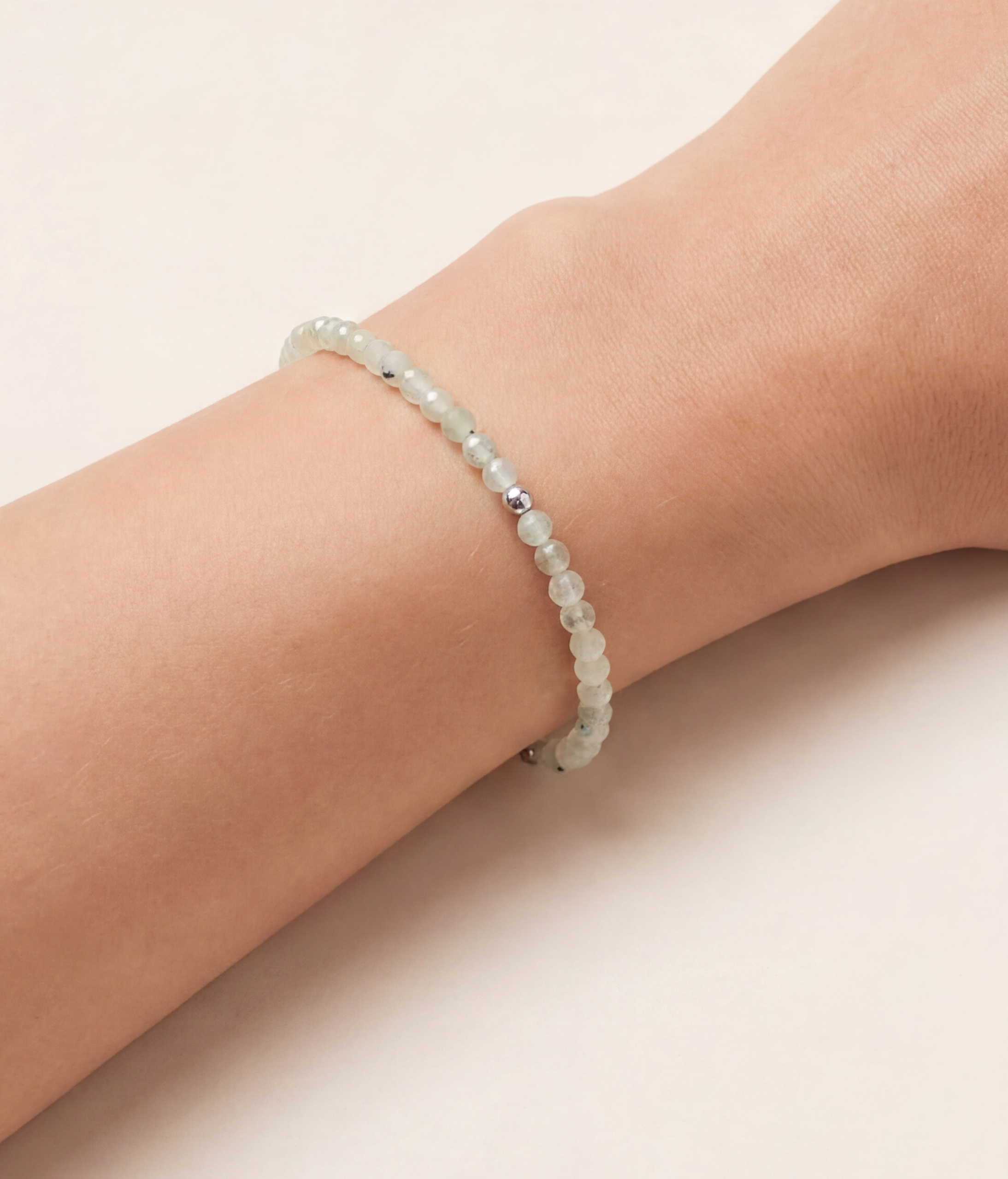 Alizea grüner Aventurin Armband Edelstahl