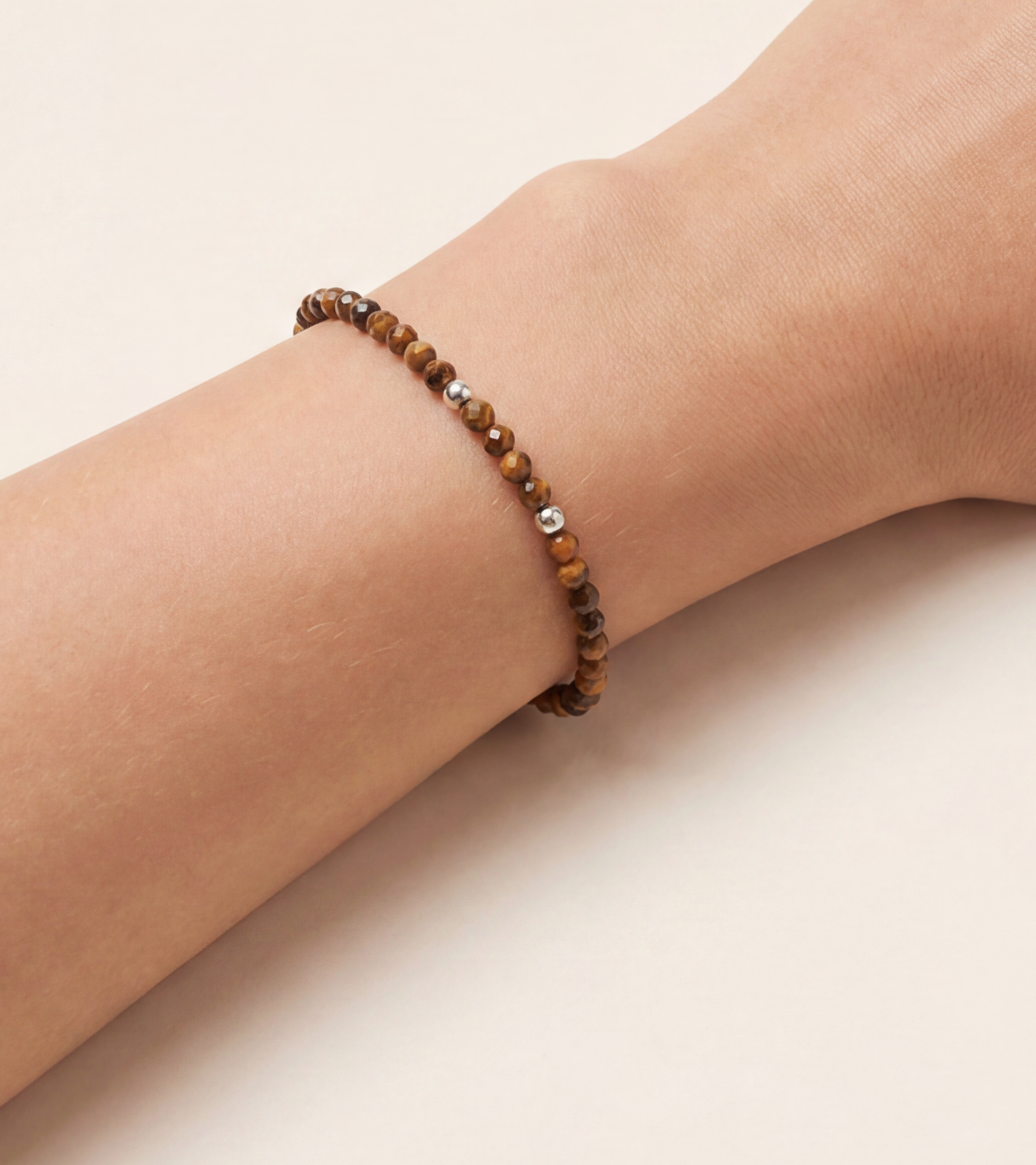 Alizea Tiegerauge Armband Edelstahl