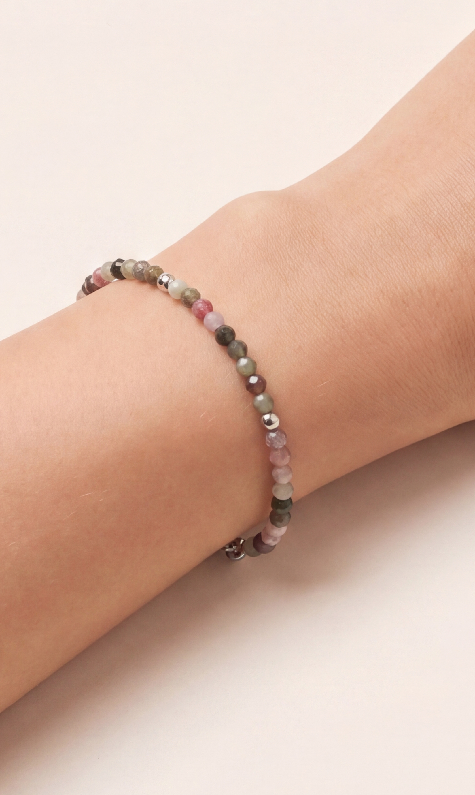 Alizea Turmalin Armband Edelstahl