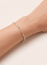 Coralin grüner Aventurin Armband Edelstahl vergoldet