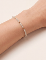 Coralin Mondstein Armband Edelstahl vergoldet