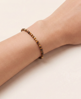 Coralin Tiegerauge Armband Edelstahl vergoldet