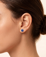 Coco Lapislazuli Stecker Edelstahl silberfarbig