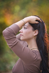 Hieno afrikanischer Türkis Armband vergoldet