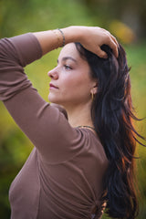 Hieno afrikanischer Türkis Armband vergoldet