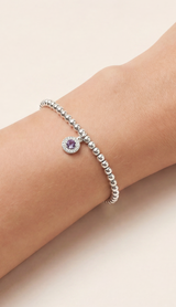 Halana Amethyst Armband Edelstahl
