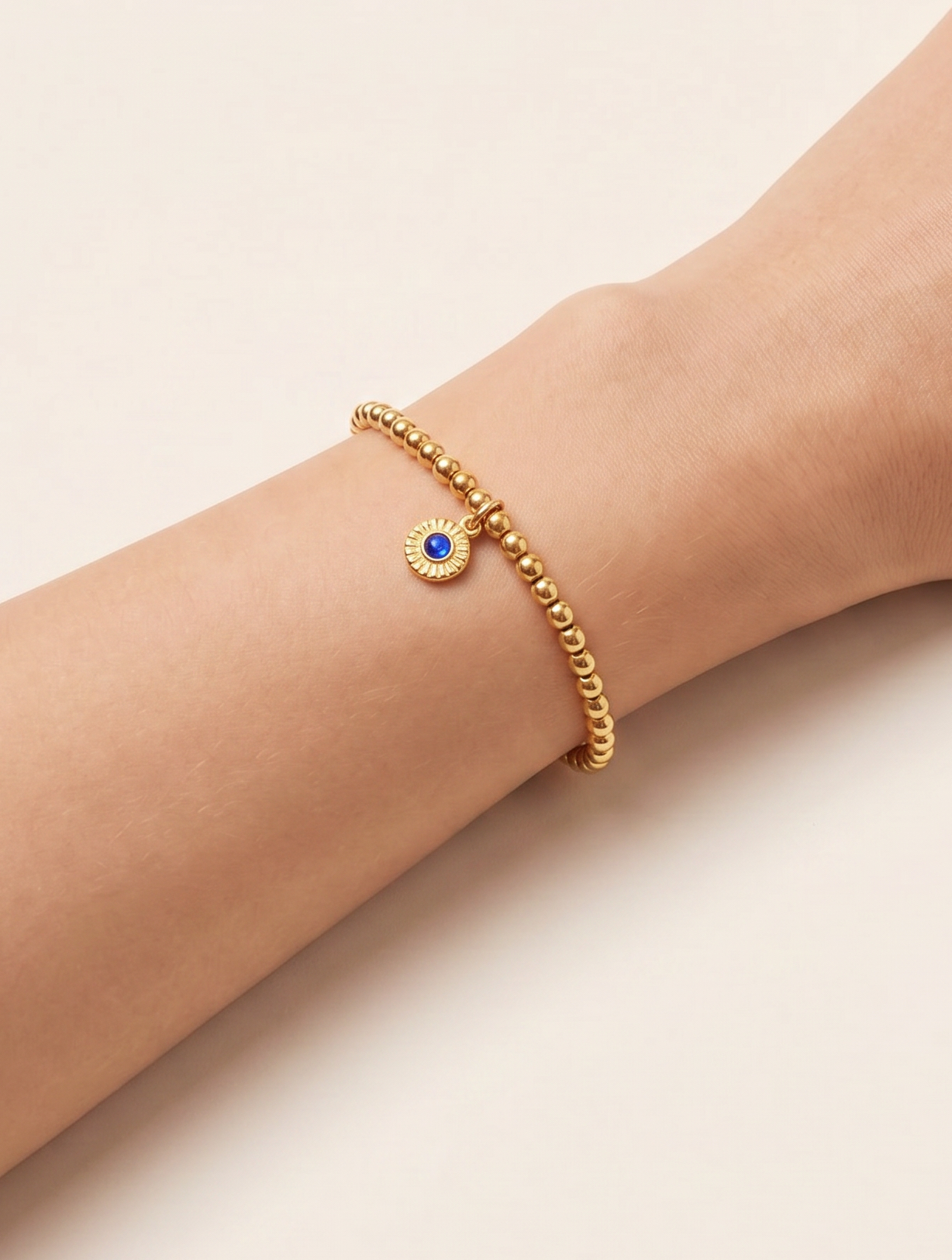 Halana Lapislazuli Armband Edelstahl vergoldet
