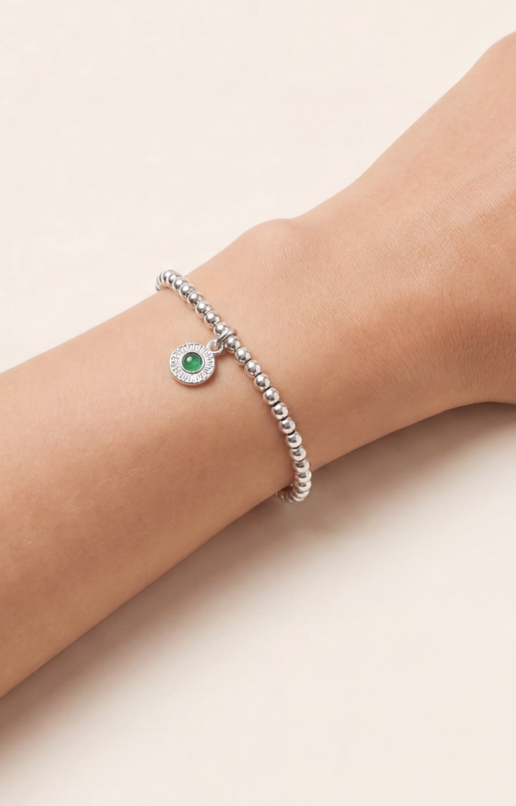 Halana grüner Aventurin Armband Edelstahl