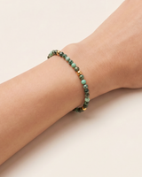 Hieno afrikanischer Türkis Armband vergoldet