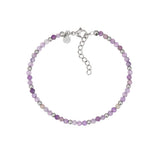 Veso Amethyst Armband Edelstahl
