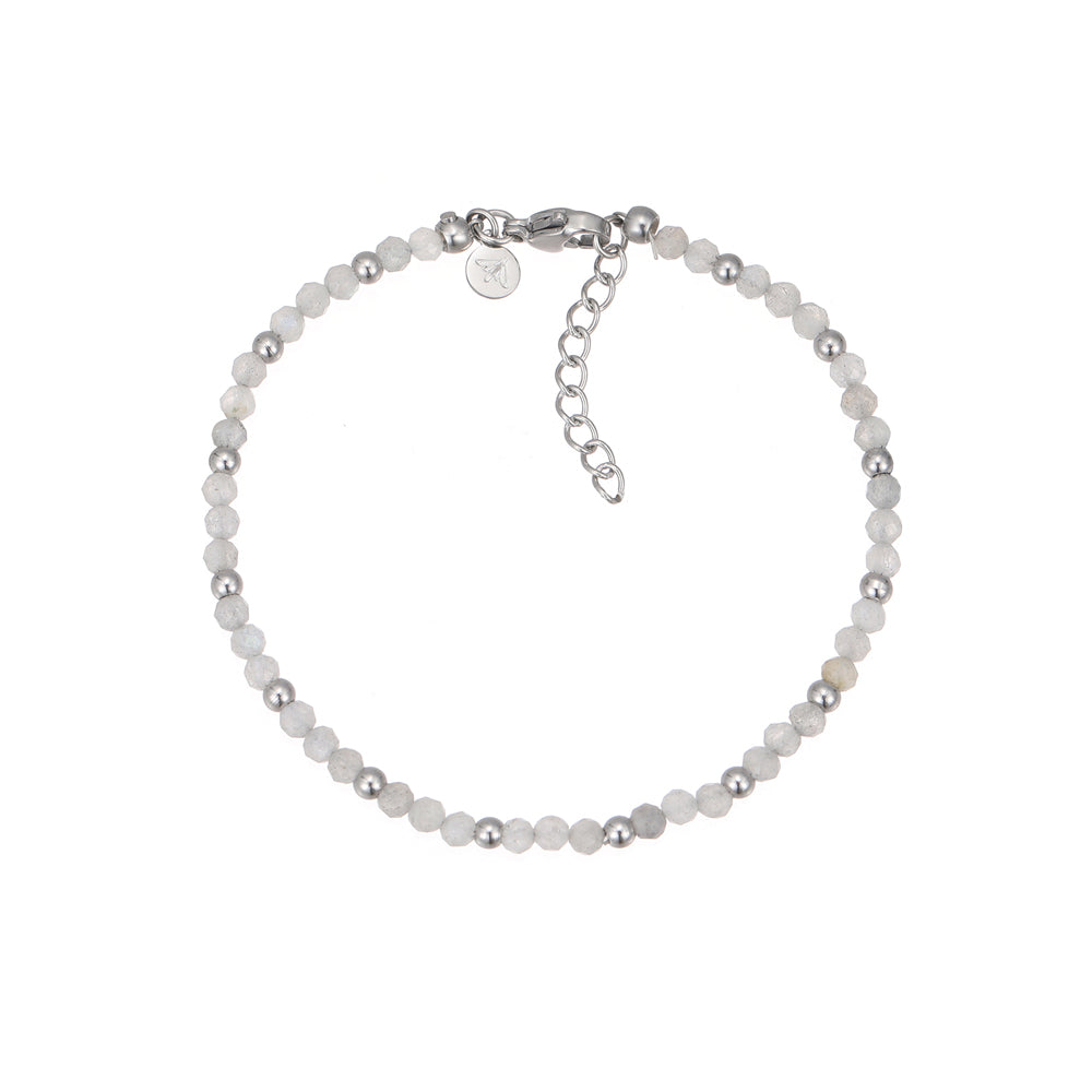 Veso Labradorit Armband Edelstahl