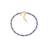 Veso Lapislazuli Armband Vergoldet