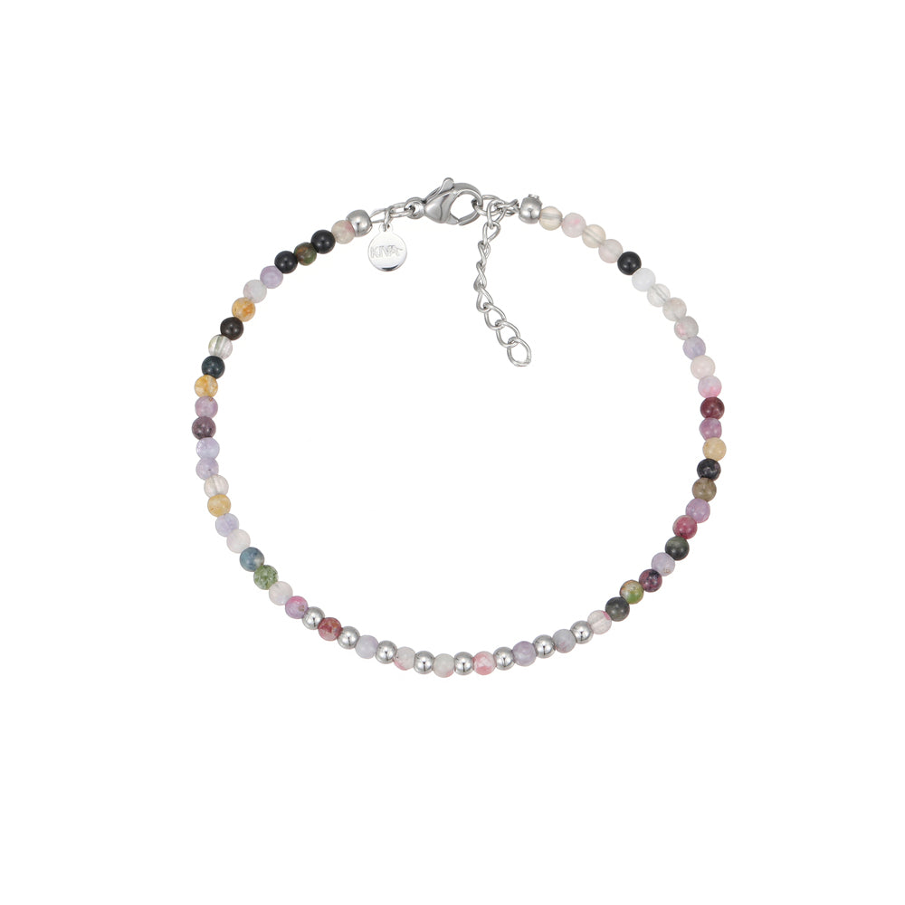 Punkto Turmalin Armband  Edelstahl