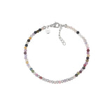 Punkto Turmalin Armband  Edelstahl