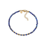 Punkto Lapislazuli Armband Vergoldet