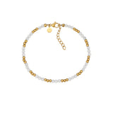 Mala Mondstein Armband Vergoldet