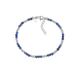 Mala Lapislazuli Armband Edelstahl