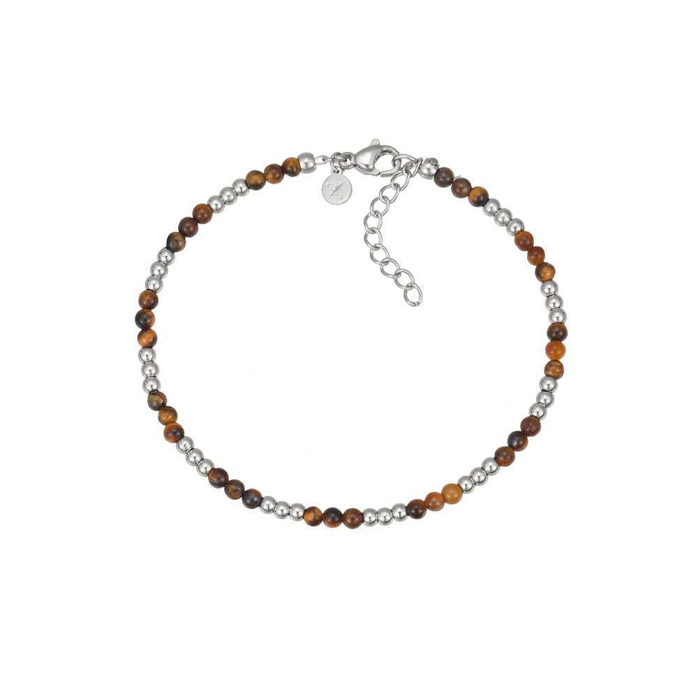 Mala Tiegerauge Armband Edelstahl