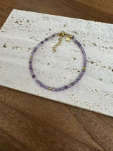 Alizea Amethyst Armband Edelstahl vergoldet