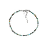 Alizea afrikanischer Türkis Armband Edelstahl