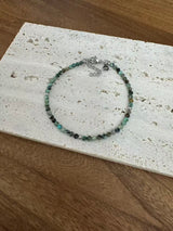 Alizea afrikanischer Türkis Armband Edelstahl