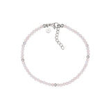 Alizea Rosenquarz Armband Edelstahl