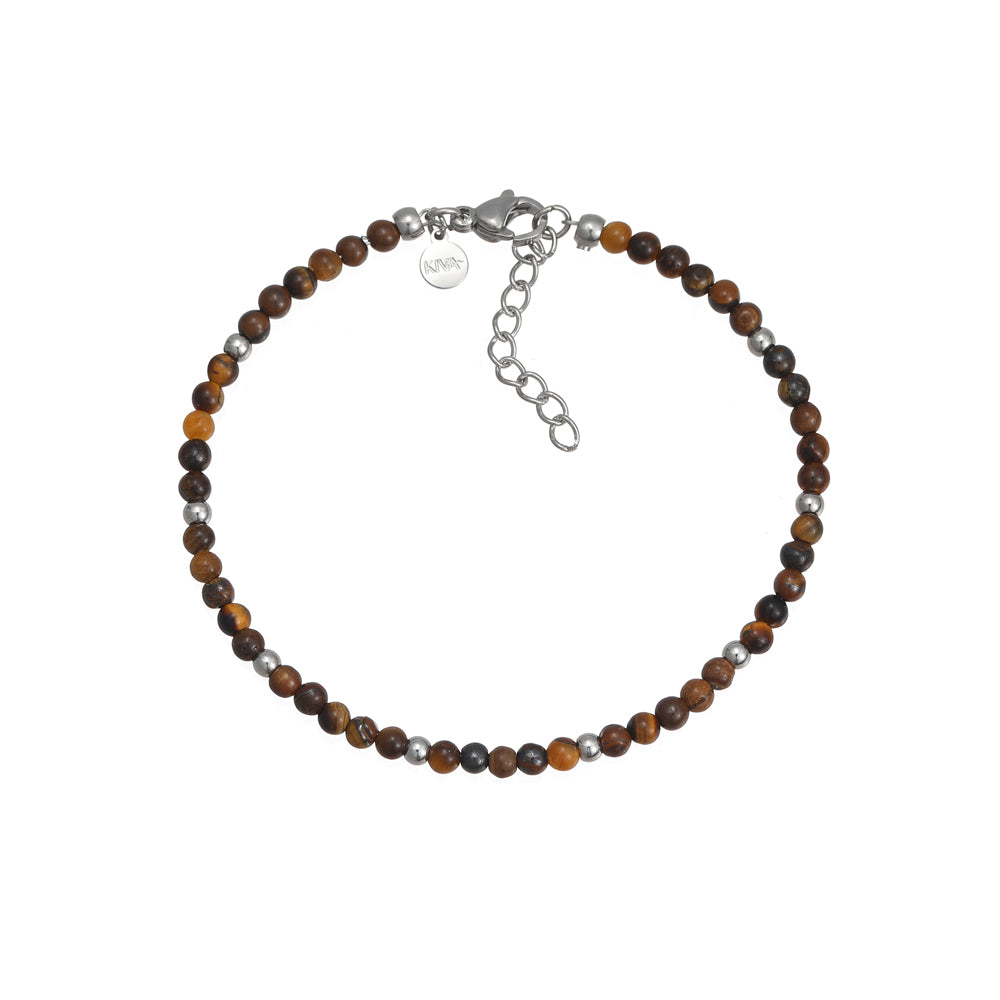 Coralin Tiegerauge Armband Edelstahl