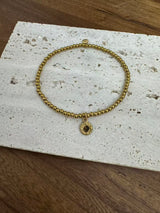 Halana Tiegerauge Armband Edelstahl vergoldet