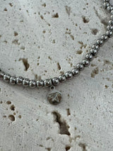 Edelstahlarmband silberfarbig