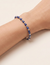 Mala Lapislazuli Armband Edelstahl