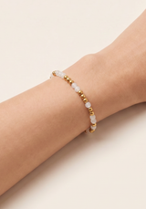 Mala Mondstein Armband Vergoldet