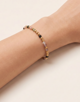 Mala Turmalin Armband Vergoldet