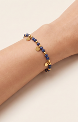 Noin Lapislazuli Armband vergoldet