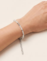 Punkto Grüner Aventurin Armband  Edelstahl