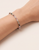 Punkto Turmalin Armband  Edelstahl
