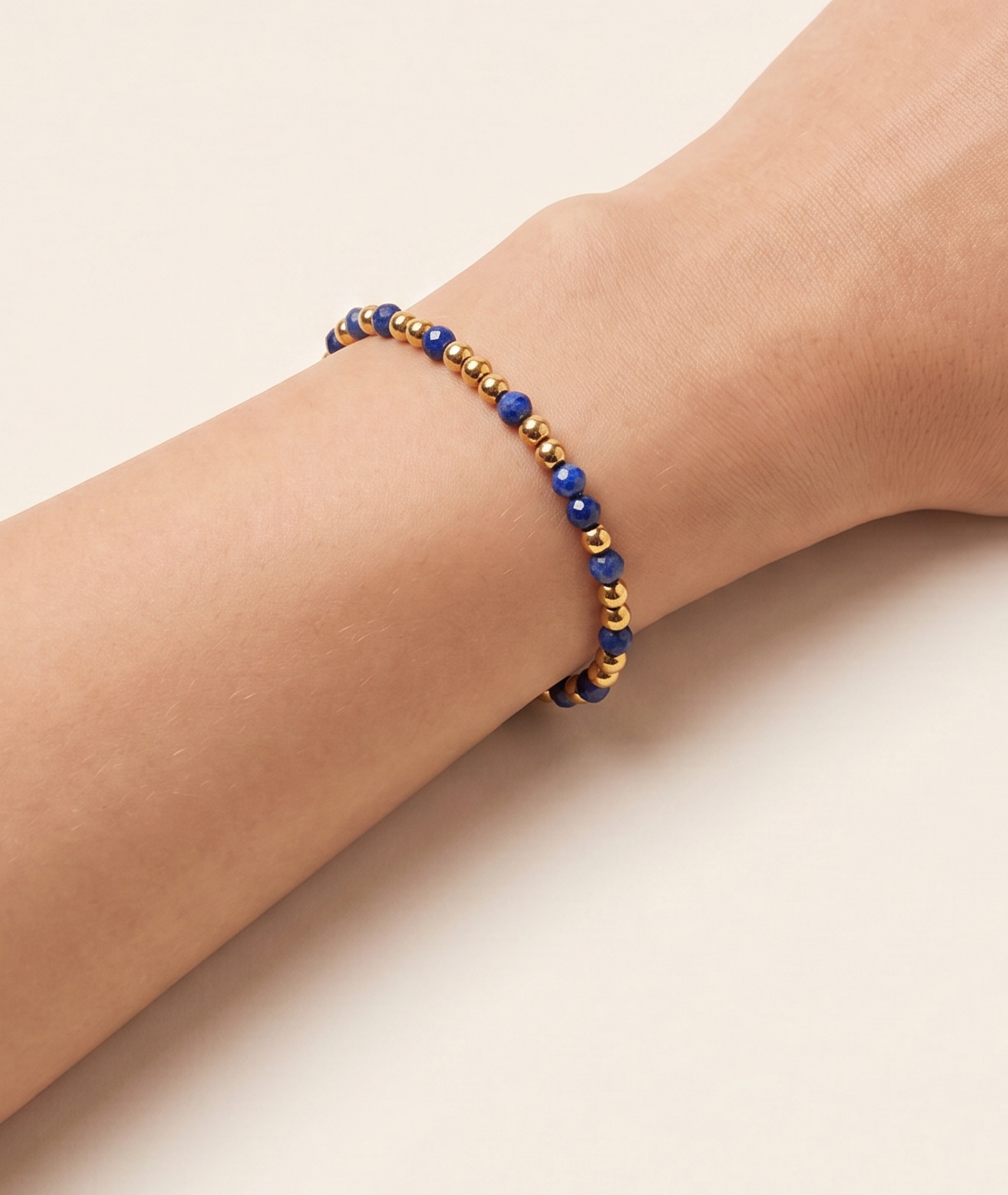 Triskart Lapislazuli Armband vergoldet
