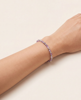 Veso Amethyst Armband Edelstahl