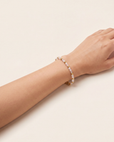 Veso Rosenquarz Armband Vergoldet
