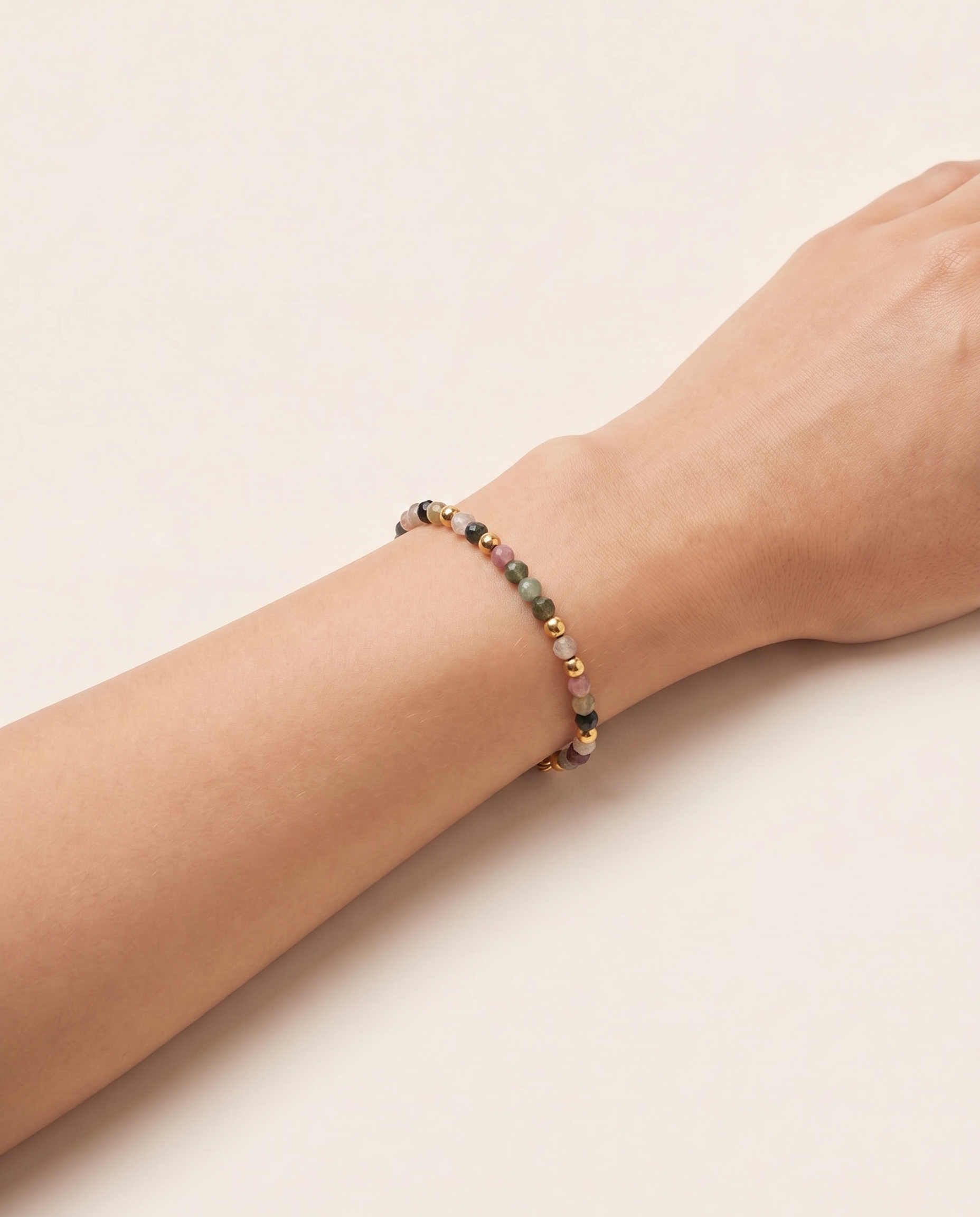 Veso Turmalin Armband Vergoldet